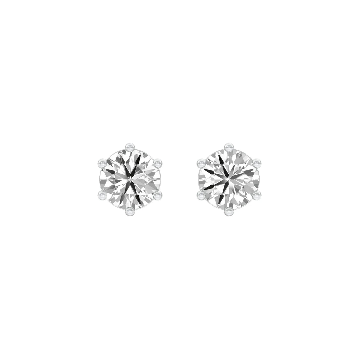 Stud Muffin Solitaire Diamond Ear Studs