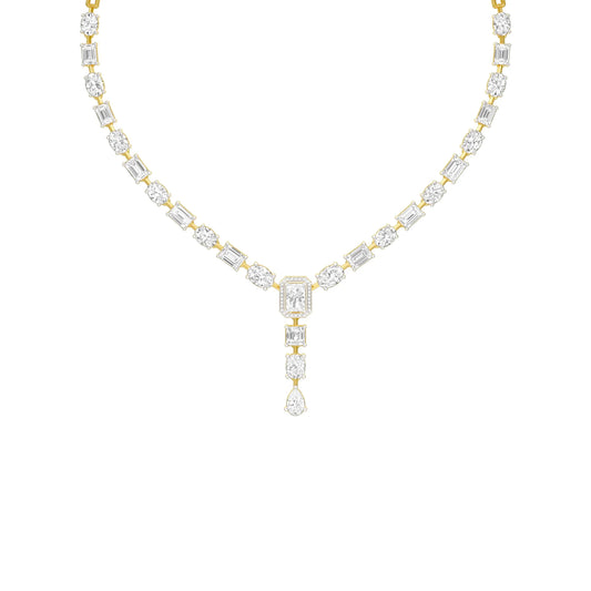 Luxe Epilogue Y Diamond Necklace
