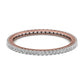 25 Pointer Round Diamond Bangle Pair