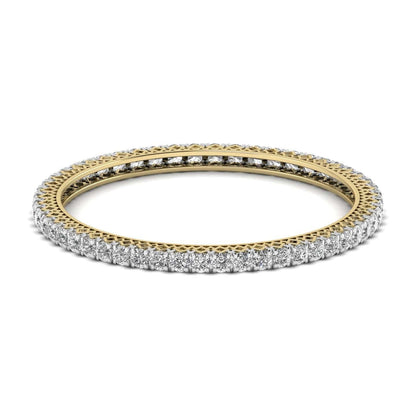 25 Pointer Round Diamond Bangle Pair