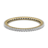 25 Pointer Round Diamond Bangle Pair